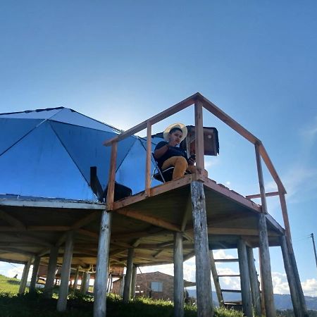 Cabanas El Mirador Del Tomine Guatavita ภายนอก รูปภาพ